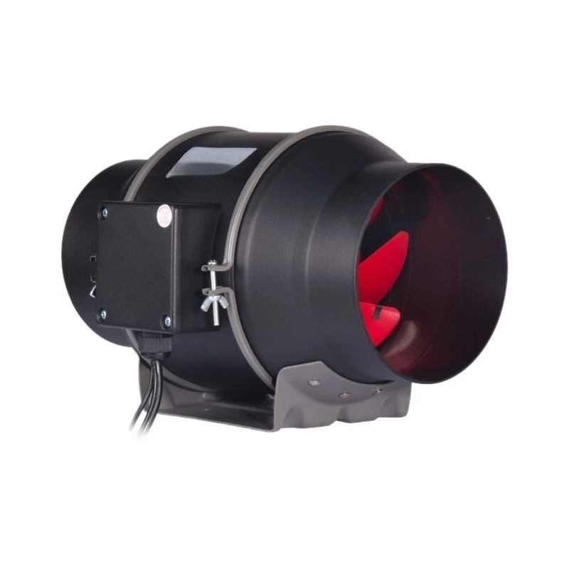 For exhaust fan black oblique flow booster duct fan, indoor high-speed ventilation exhaust fan
