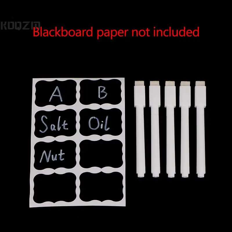 5Pcs  Erasable White Liquid Chalk Pen/Marker For Glass Windows Chalkboard