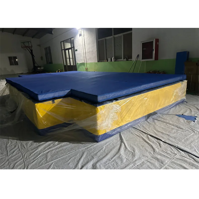 High Quality Customized Professional PVC Leather & PE Foam 35kg/m High Jumping Gymnastic Crash Mat for Trainingpromote sales