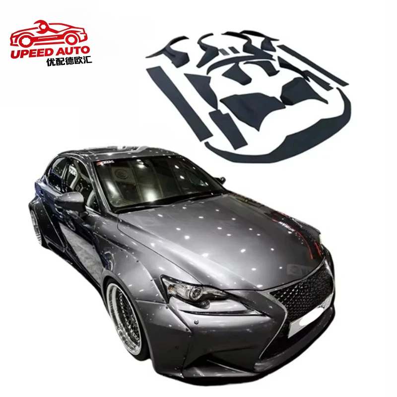

Suitable for Lexus Is 2013-2016 Carbon Fiber ARK Wide Wheel Eyebrows F SPORT Front Bumper Upgraded Body Kit
