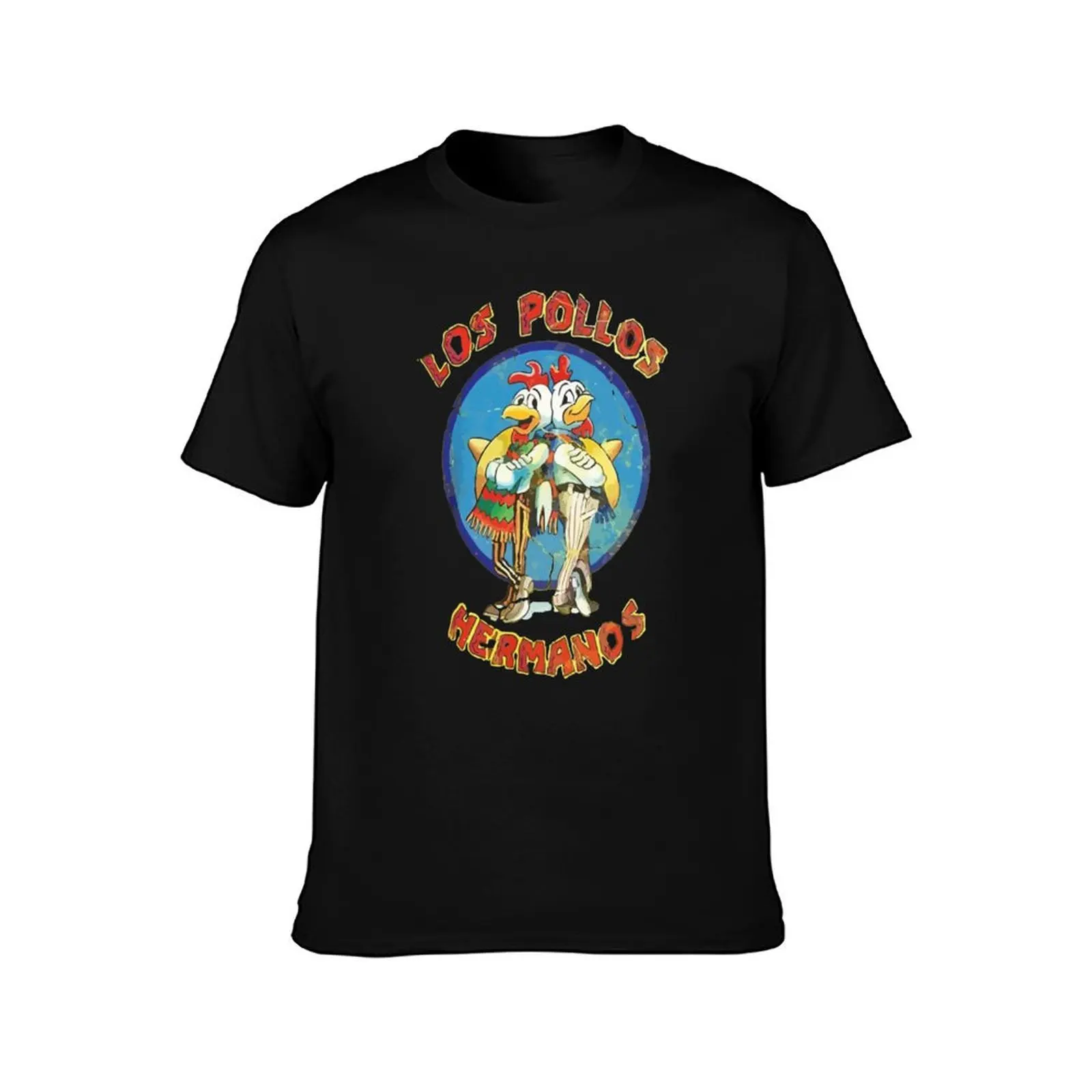 Los Pollos Hermanos T-Shirt Summer Casual Cotton Tee Oversized Streetwear Tops Vintage Graphic Print Loose Fit Short Sleeve
