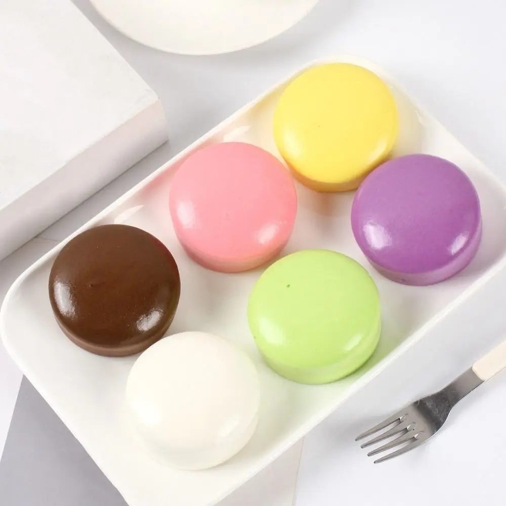 Round Simulation Bread Squeeze Super Soft Realistic Bread Squishy Comfortable Anxiety Relief Toast Fidget Office Desk
