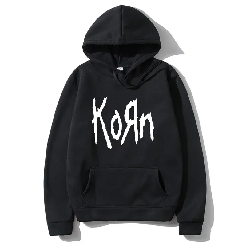 

Korn Rock band letter hoodie men women hip hop Harajuku hoodies Cotton High Street sweatshirt autumn winter unisex sweatshirts