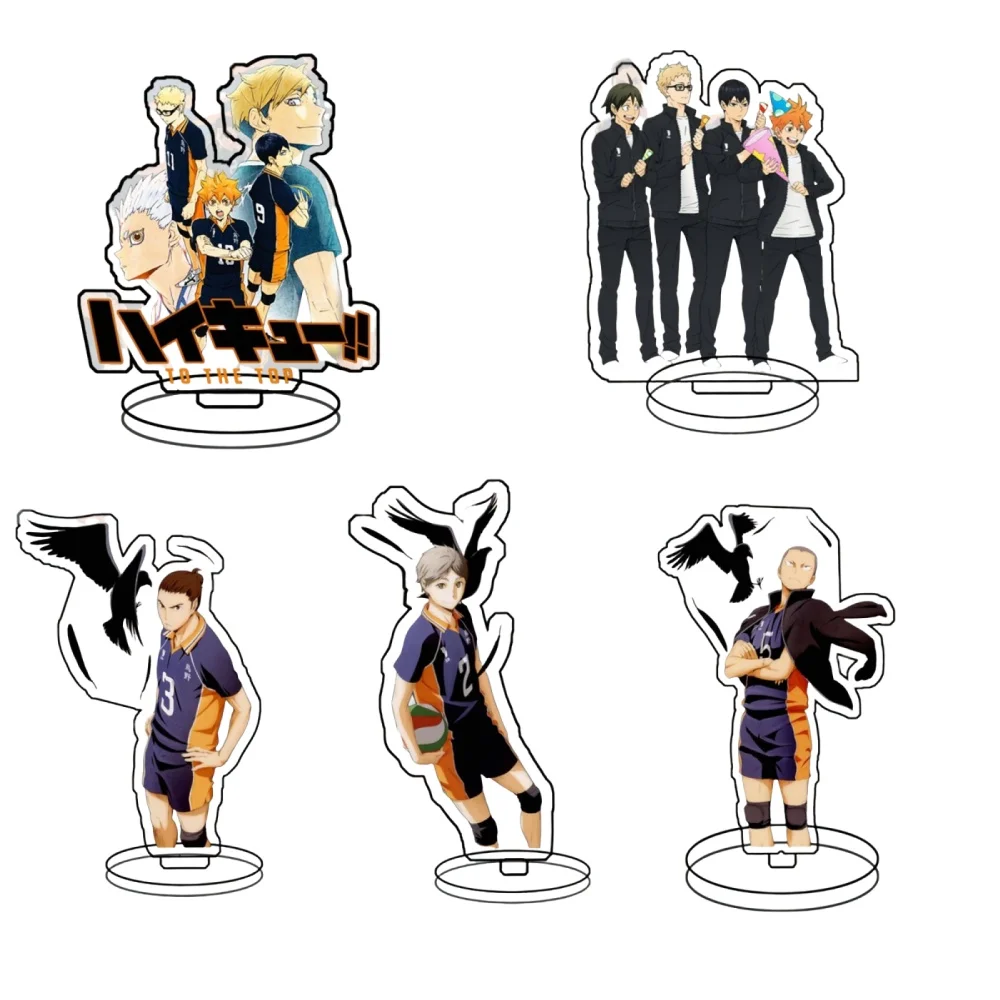 Japan Anime Haikyuu!! Acrylic Stand Kageyama Tobio Volleyball Boys Figures Characters Model Desktop Plate Standing Signs Gift