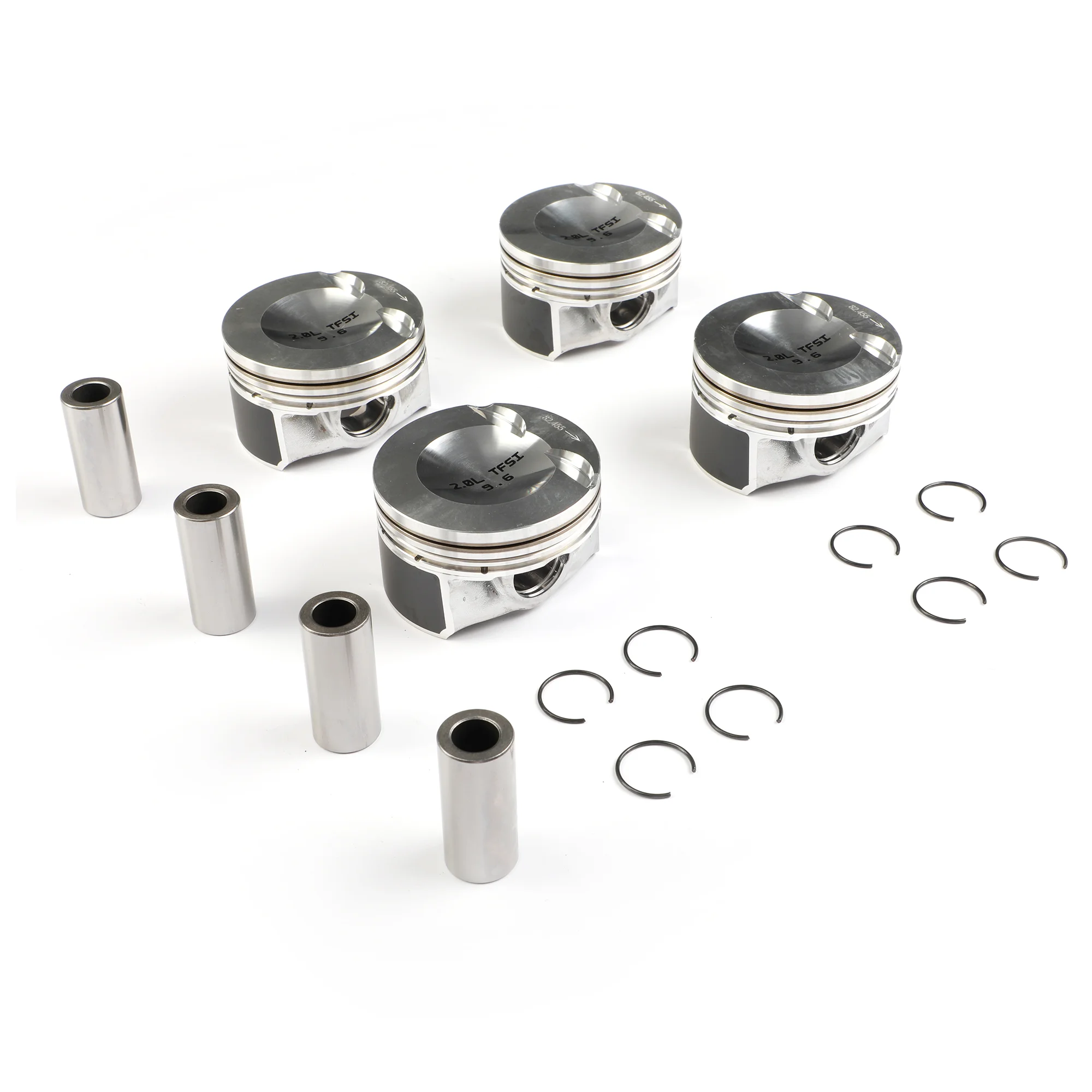 

Piston & Rings Set Oversize for VW Passat Eos Jetta Tiguan FOR Audi A3 A4 A5 A6 2.0 TFSI 2004-2018 06H107065AA 06H107065AB