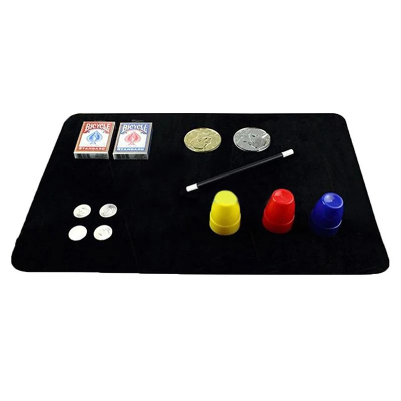 3 Sizes Board Game Professional Poker Card Deck Mat Magic Tricks Magician Props Coin Pad 2023 New High Quality Safety Supplies