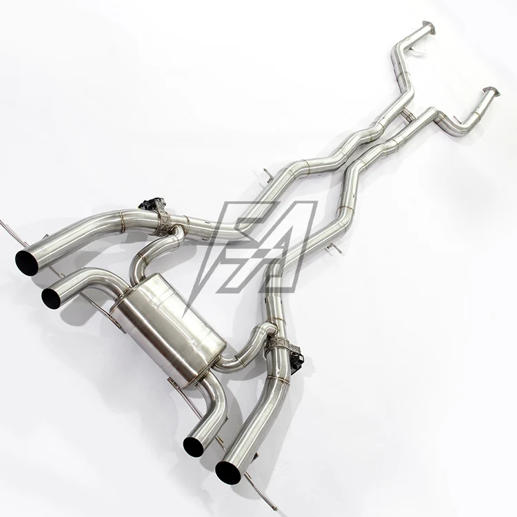 

For BMW M3 M4 G80 G82 Exhaust System Middle and Rear High Performance Cat Back Exhaust Pipe Electronic Exhaust Valve Muffler