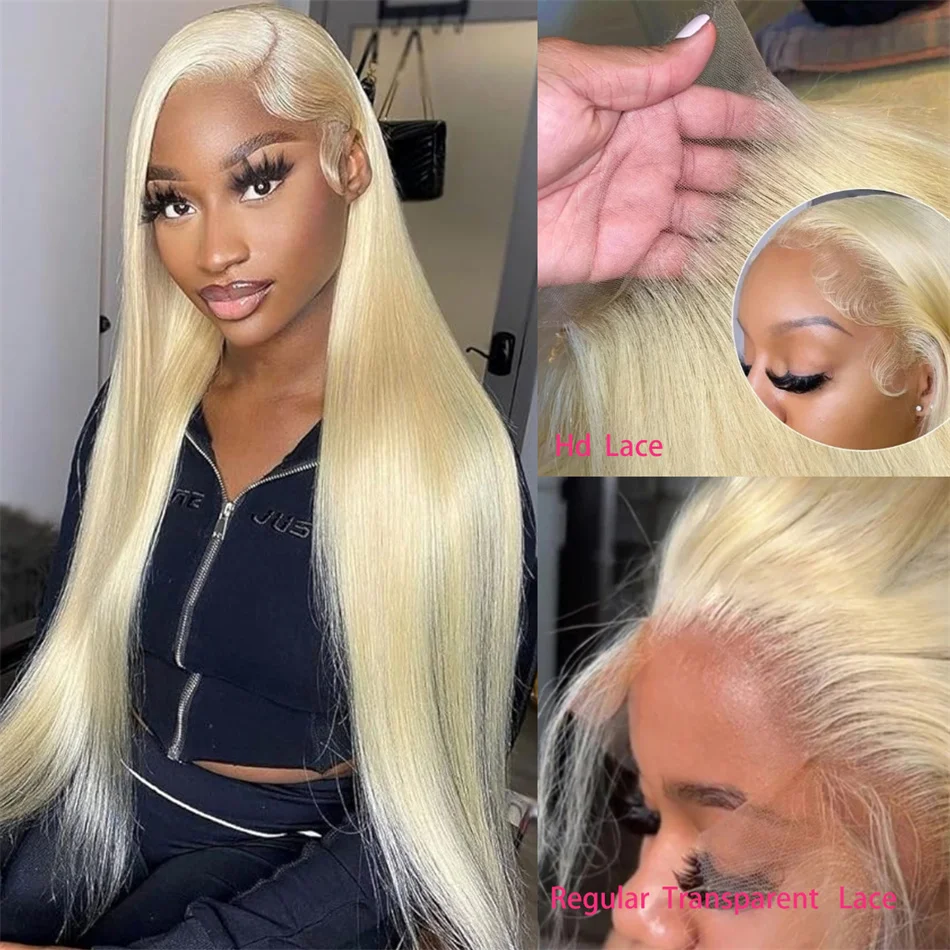 613 Blonde Lace Front Wig 13x6 Hd Lace Frontal Wigs 13x4 Hd Lace Wig For Woman Choice Brazilian Remy Straight Human Hair Wig