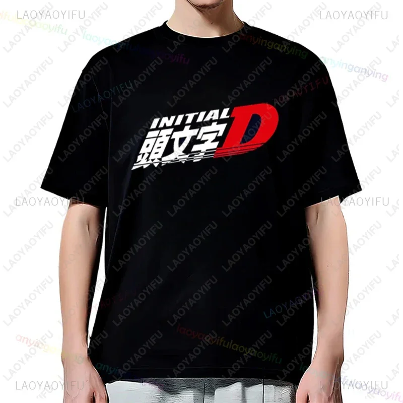 Japanese-Anime-Initial-D-Graphic Pattern T-Shirt Redsuns Cartoon Tops AE86 Funny Harajuku Manga Tshirt Mens Clothing Womens Top