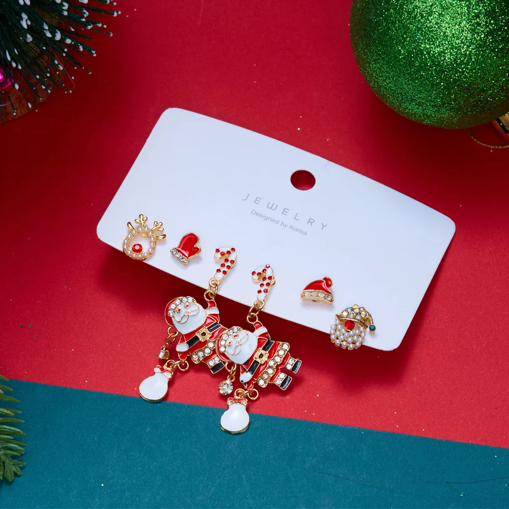 3 Pairs Christmas Mixed Earrin - đánh giá và giá Elk Bugle Call