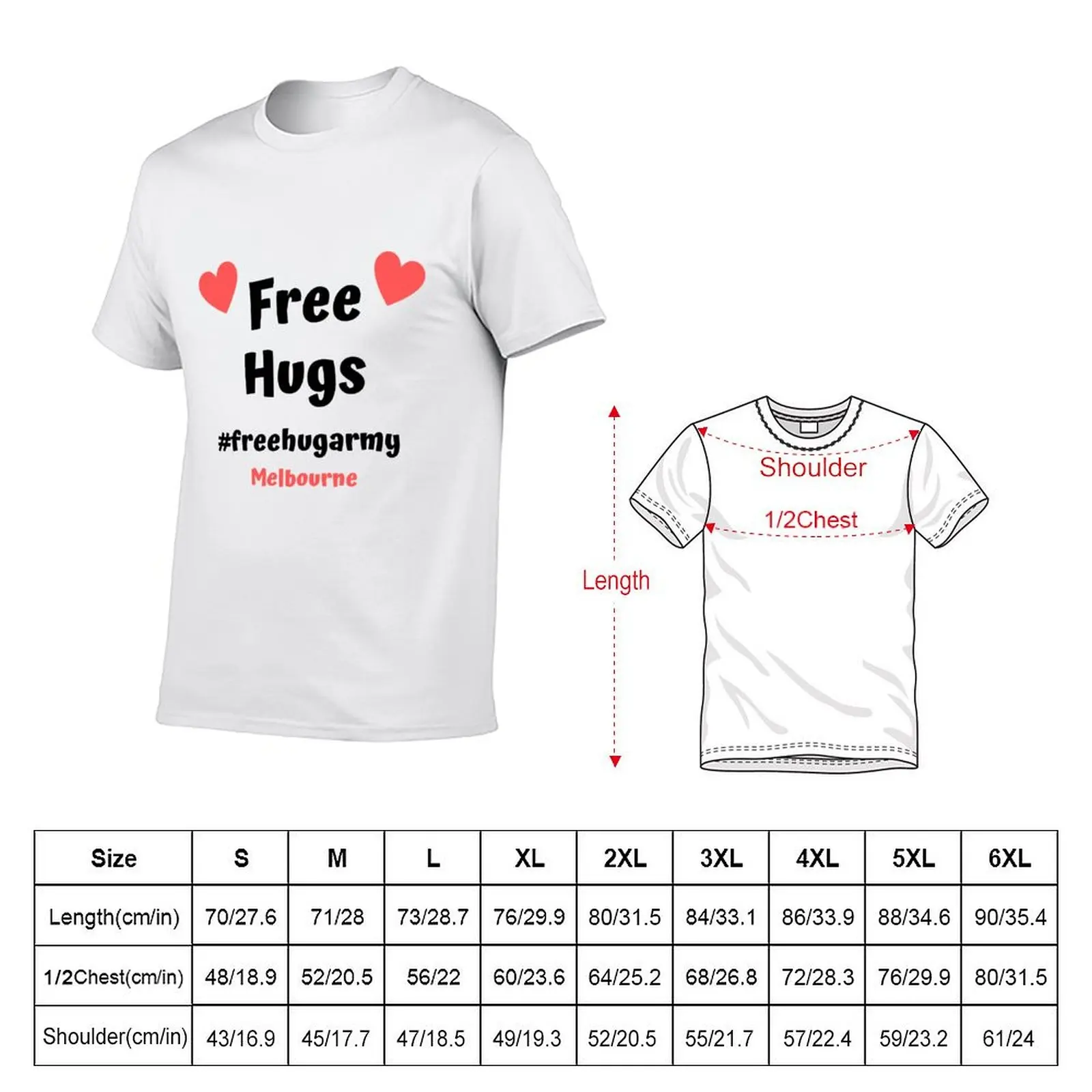 Healing with hugs T-Shirt Breathable Lightweight Summer Top