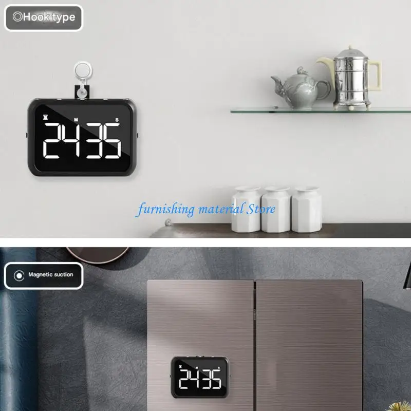 

Y5GD User Friendly Countdown Timer with Large Number Bright LCD Display Timer Upgrades for Perfect Baking Result Each Time