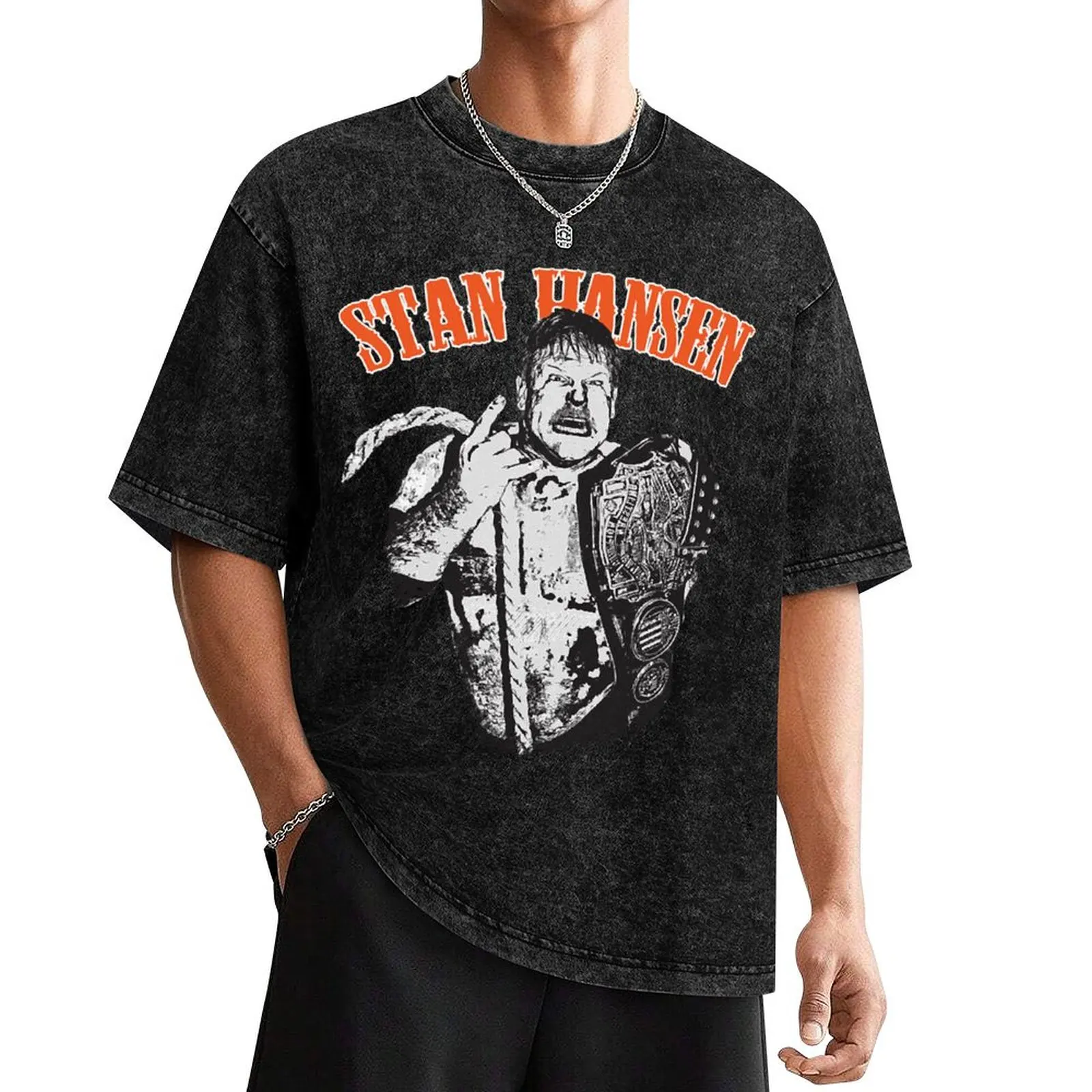 

STAN HANSEN Legend Tee T-Shirt luxury t-shirt for a boy mens graphic t-shirts