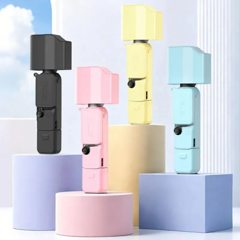 Skinlee Case For DJI Osmo Pocket 4P Multi-colored Liquid Silicone Full Protective Shell For DJI Osmo Pocket 4P Cover