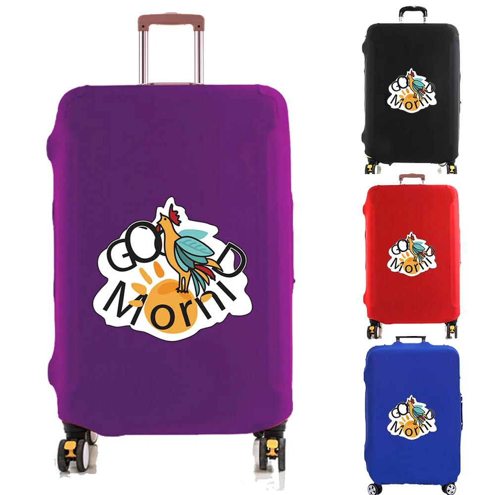 Chick Pattern Print Luggage Cover Suitcase Protector Thicker Elastic Dust Covered for 18-32 Inch Trolley Case Travel Accessories