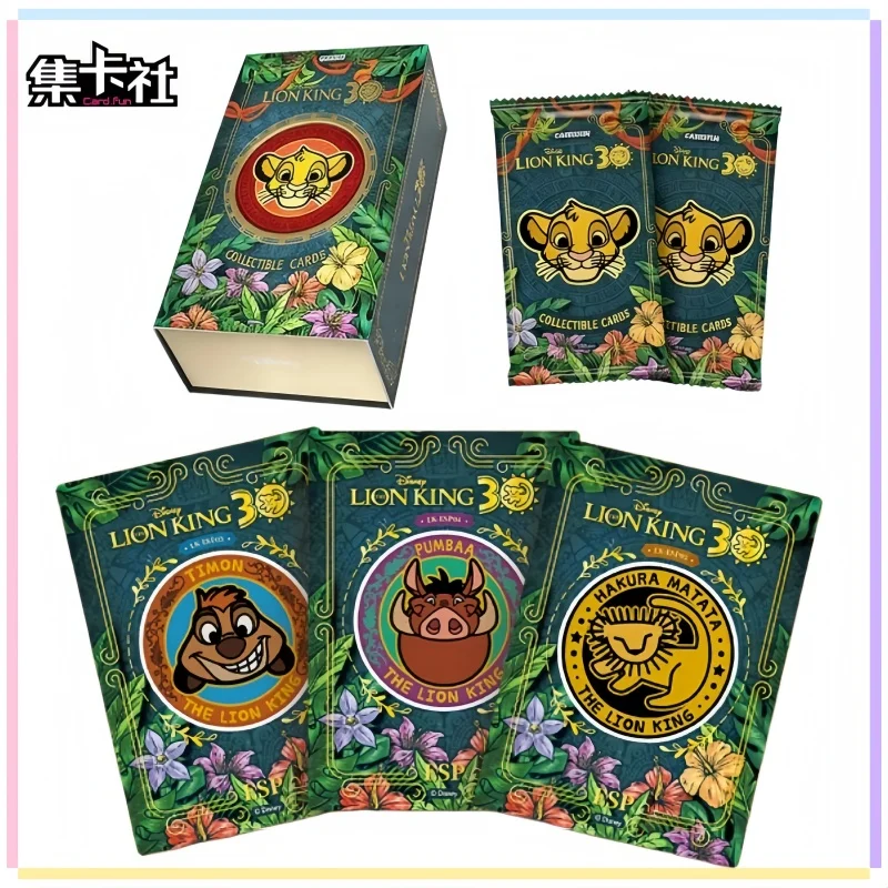Card.Fun Original: Tarjetas Coleccionables Conmemorativas del 30 Aniversario del Rey León, Simba, con Bordado Exquisito, Accesorios