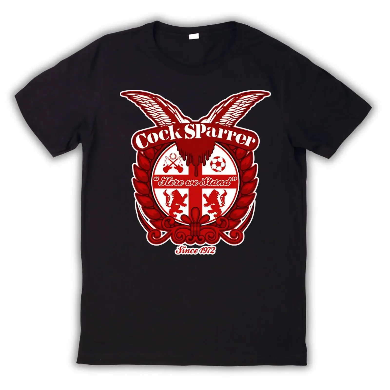 Cock Sparrer here we stand t shirt Oi punk rock skinhead vintage Washed Unisex Versatile Top For Everyday Wear Soft fashion
