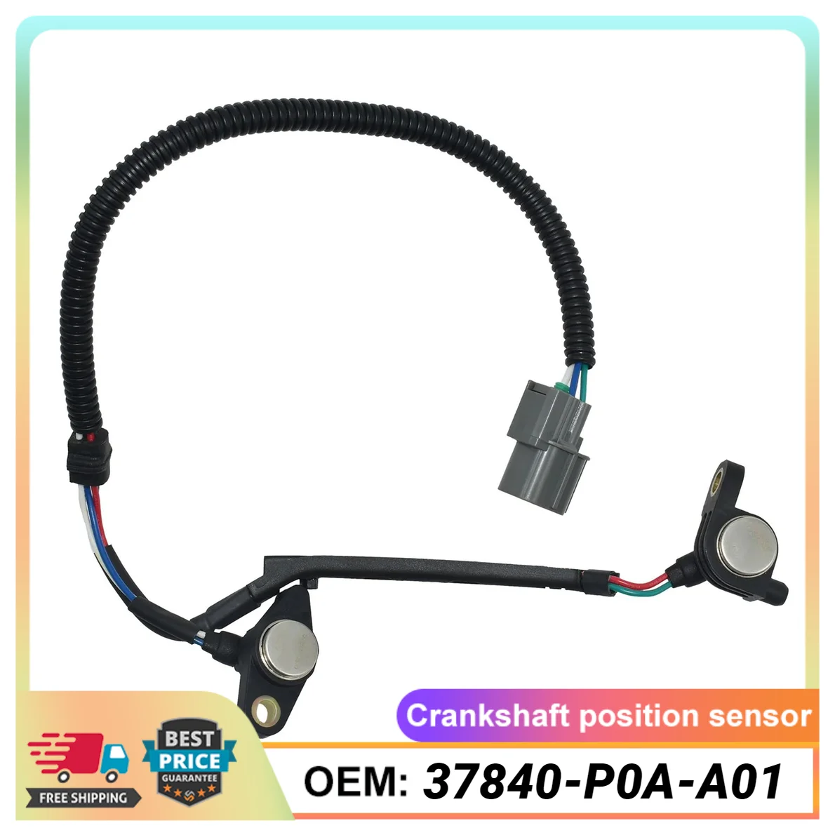 37840-P0A-A01 37840-PAA-A01 PC133 5S1628 Crankshaft Position Sensor For Honda Accord Prelude Odyssey 2.2 2.3