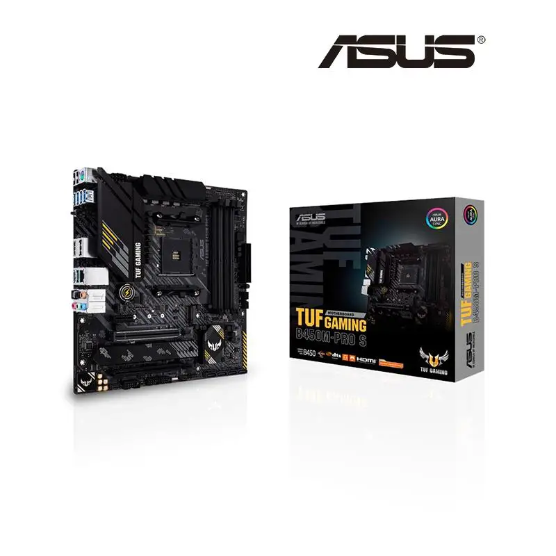 Go! ASUS TUF GAMING B450M PRO S B450M AMD B450 DDR4 4400MHz 128G,M.2, HDMI 2.0B, type C and native USB 3.1 Gen 2 Desktop AM4 CPU