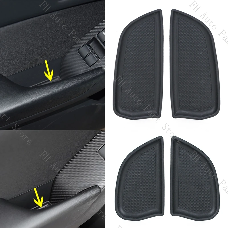 

Car Front Rear Interior Door Handle Slot Rubber Pad Cover Cap Lid For Mazda 3 Axela 2014 2015 2016 2017 2018 2019
