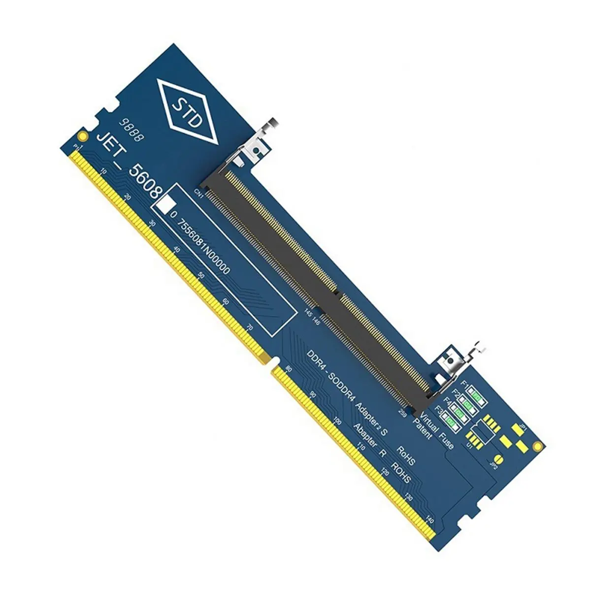 618 Mega Sale DDR4 Adapter Card Laptop SO DDR4 RAM to Desktop DDR4 Adapter Card Memory Tester SO DIMM 4 to DDR4 Converter
