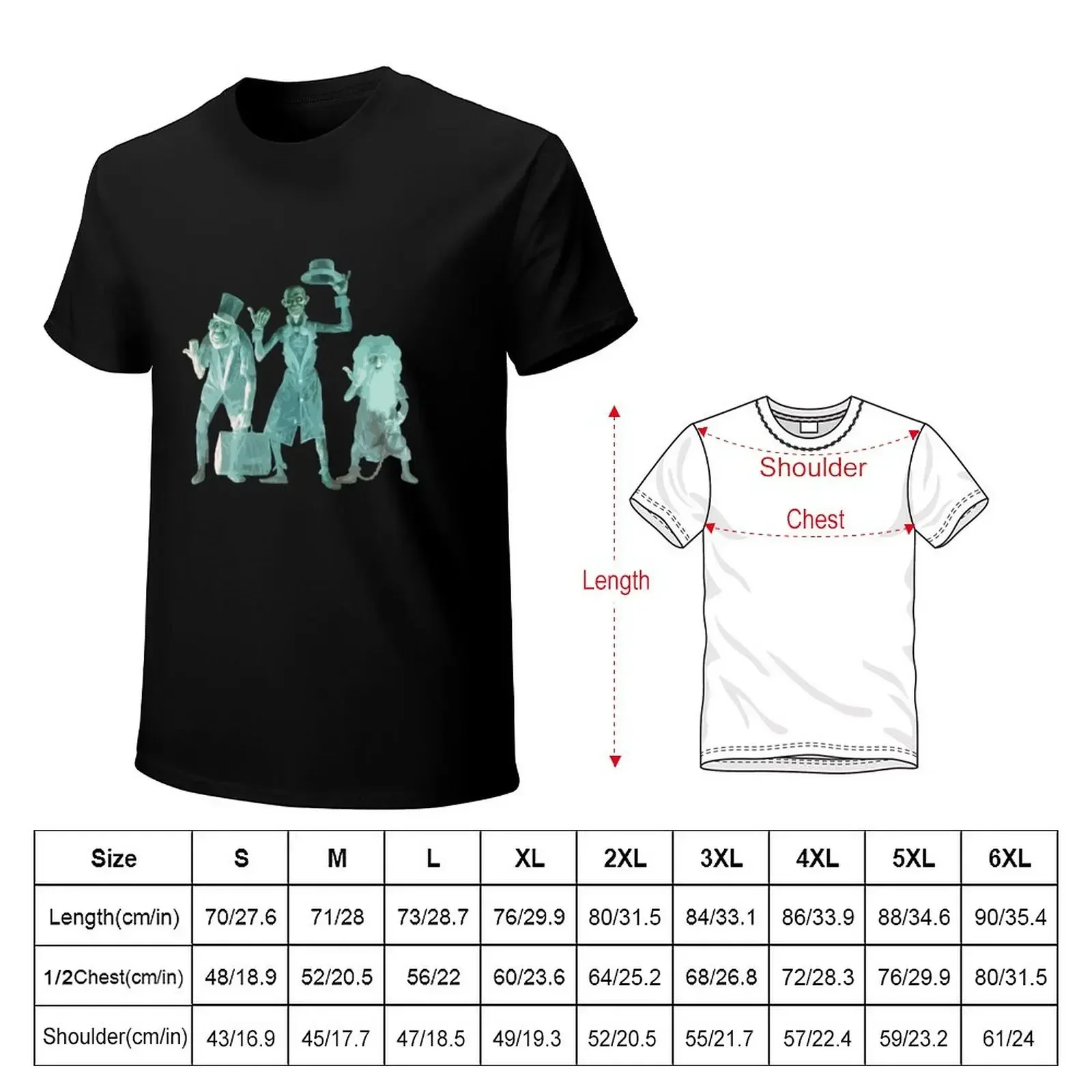 Hitchhiking Ghosts T-Shirt plus size tops essential t shirt cute clothes cotton graphic tees mens champion t shirts