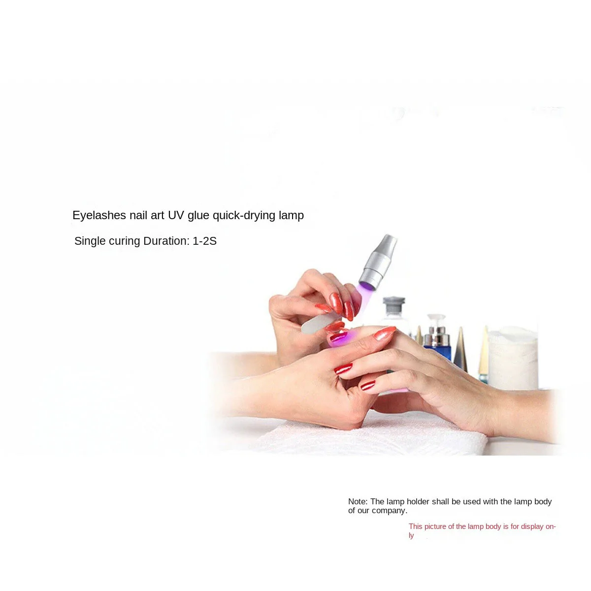 5W 10W UV lamp head adjustable spot size Eyelash extension grafting uv glue led purple light curing lamp accessories