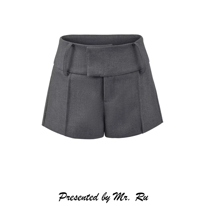 

Ретро-брюки с широким поясом, пэчворк, удлиняющие ноги, универсальные повседневные брюки для молодых женщин