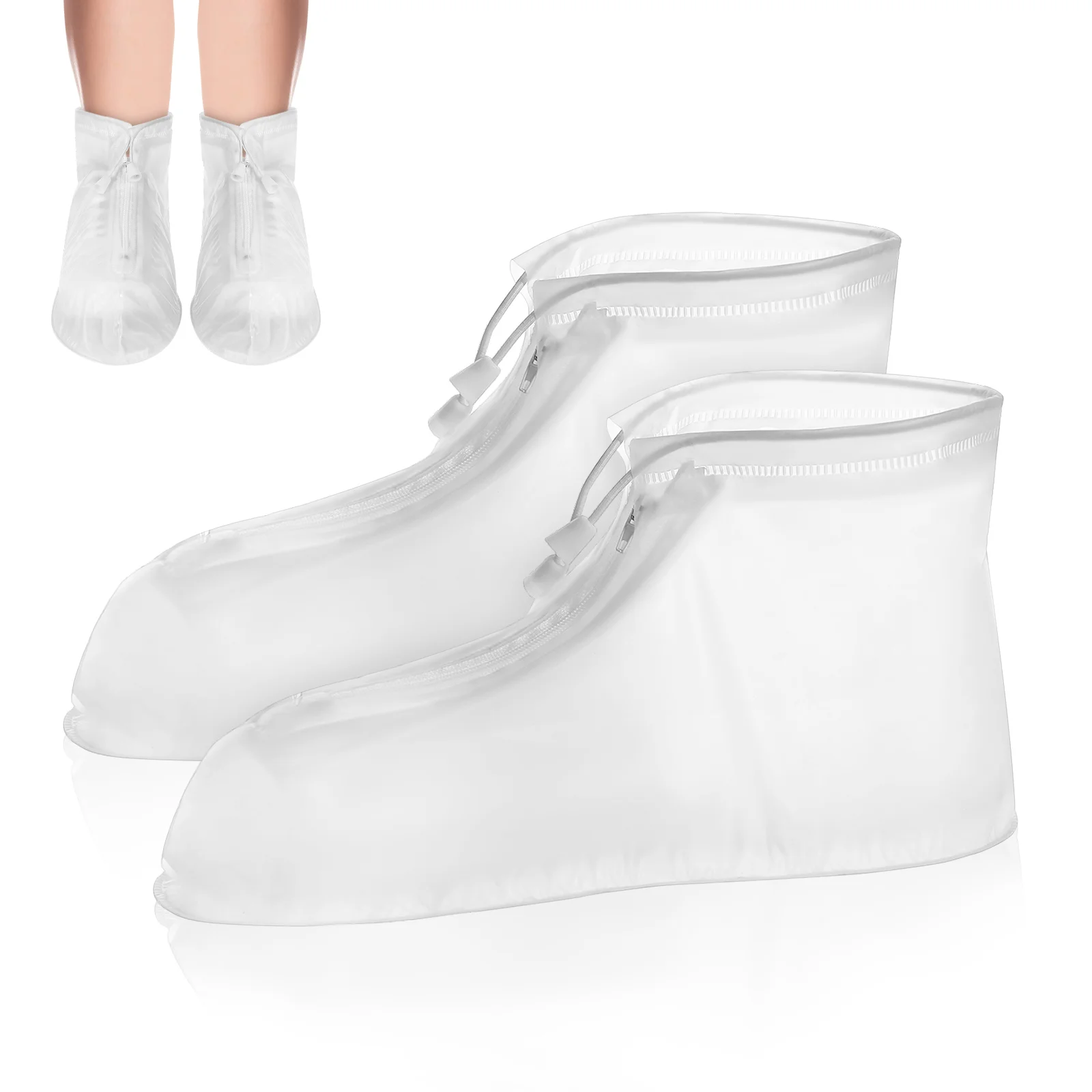 Car Waterproof Shoe Cover Rain Ponchos for Adults Protective Covers Thicken Shoes Pvc