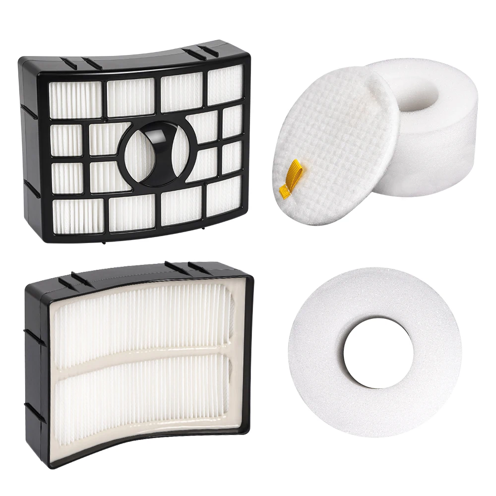 Foam & Felt เครื่องดูดฝุ่นชุดกรองสําหรับ Shark NV650 NV651 NV652 NV650W Part #   ชิ้นส่วนเครื่องดูดฝุ่น XFF650 และ XHF650