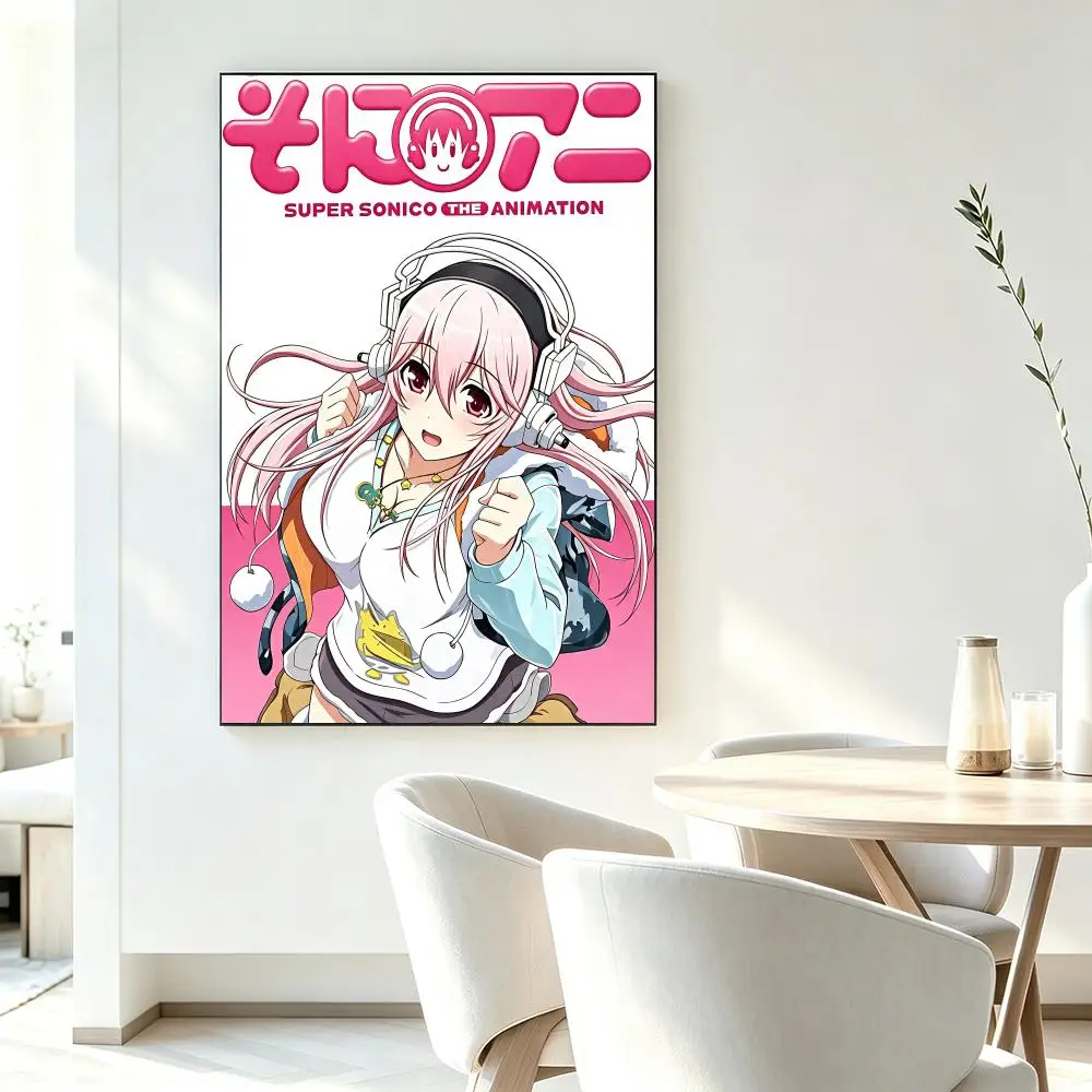 Character Super Sonico Poster HD-Druck Frischer Eleganter Stil Wandkunst Heimdekoration für Wohnzimmer Schlafzimmer Geschenk – Detail 9