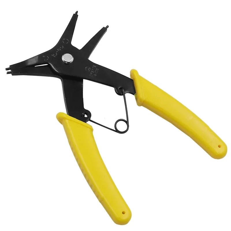 Circlip Pliers 2 in 1 Internal and External Dual Purpose Pliers External Spring Pliers Large Retaining Ring Removal Tool 1pc