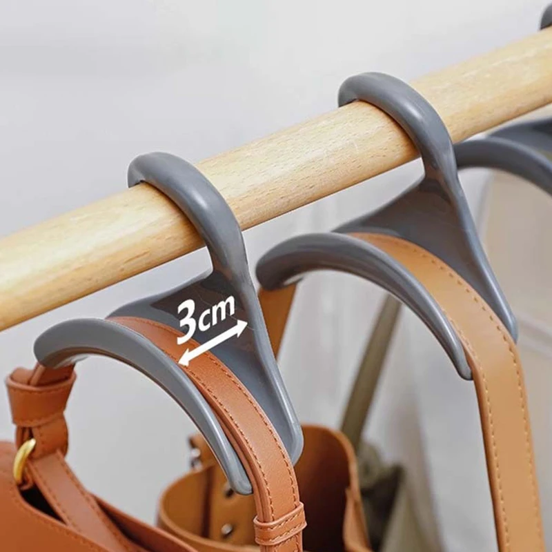 1 قطعة توسيع الشماعات متعددة الأغراض اتصال هوك الفضاء إنقاذ قبعة وشاح حريري شالات حقيبة يد رف معلق خزانة المنظم #4