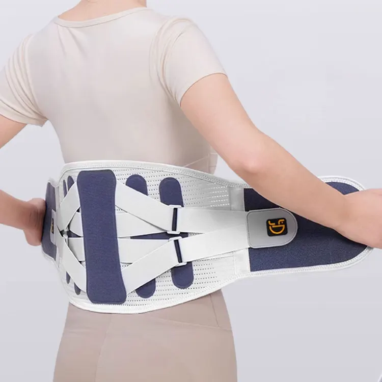 腰痛緩和のためのバックブレースサポートベルト、調節可能な男女兼用ウエストランバーサポート、坐骨神経痛、脊柱側弯症、椎間板ヘルニア