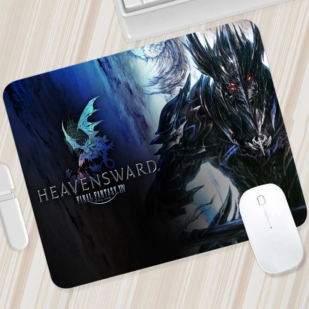 Final Fantasy XIV Online Small Mouse Pad Gaming Mousepad PC Gamer Mouse Mat Computer Pad Keyboard Mat Desk Pad Laptop Mausepad