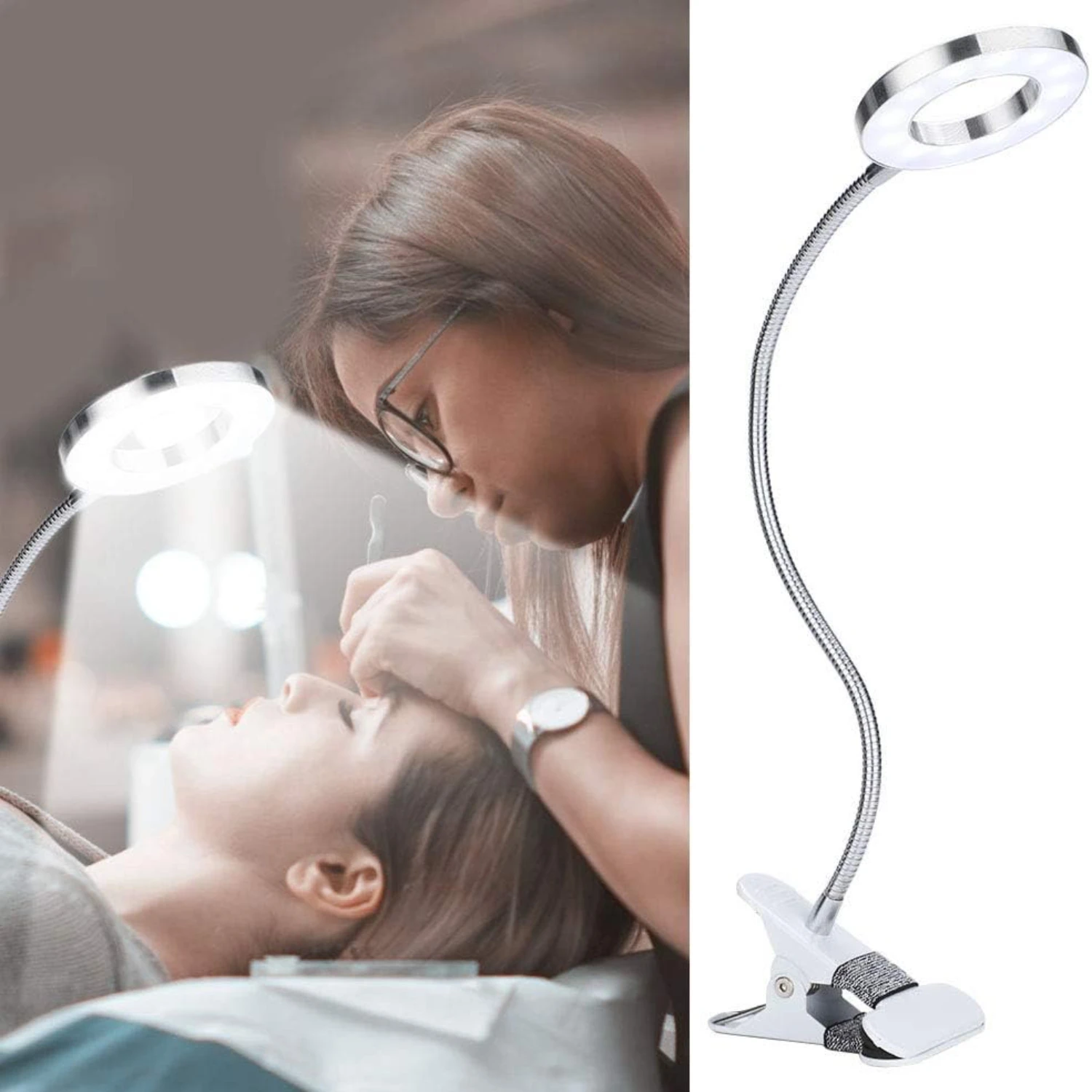 Sleek, Adjustable USB LED Desk Lamp with Modern, Flexible Brightness Control for Enhanced Comfort and Ambiance. Dimmable Setting