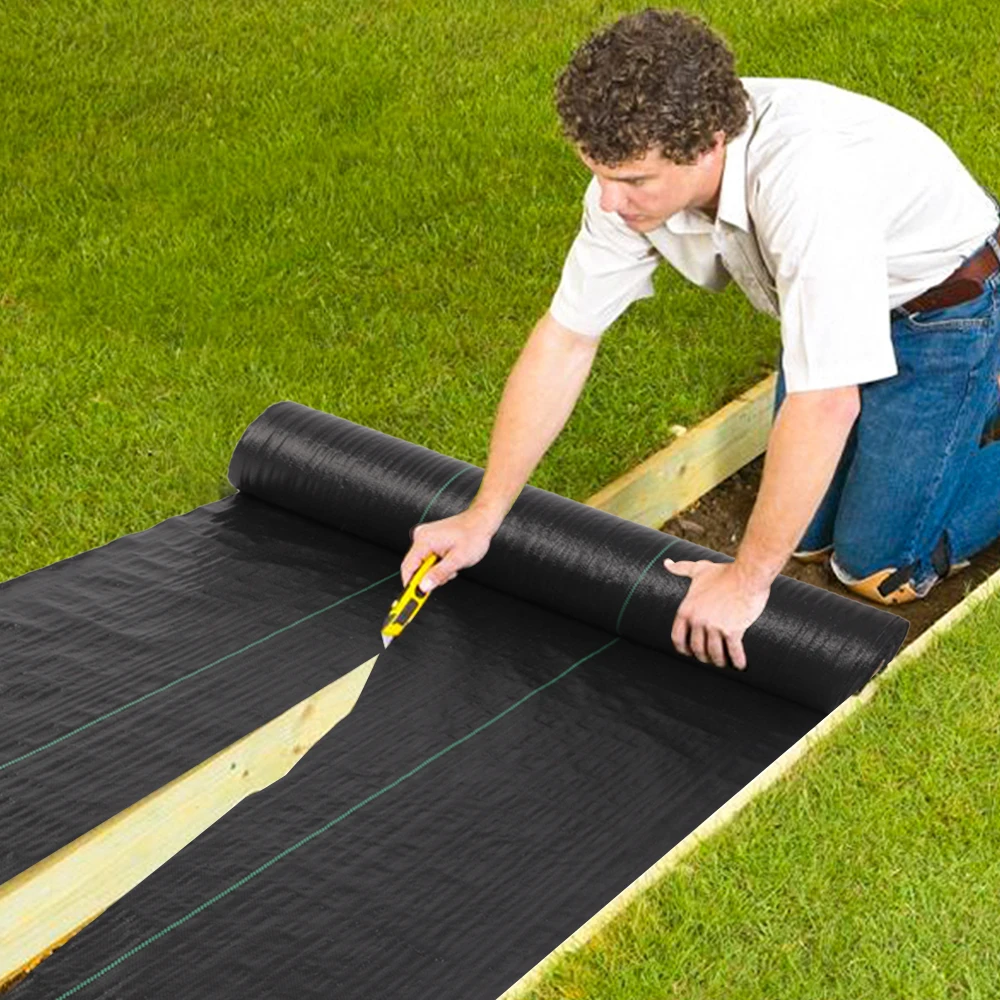 

3*100ft Black Weeding Cloth Polyethylene Foldable