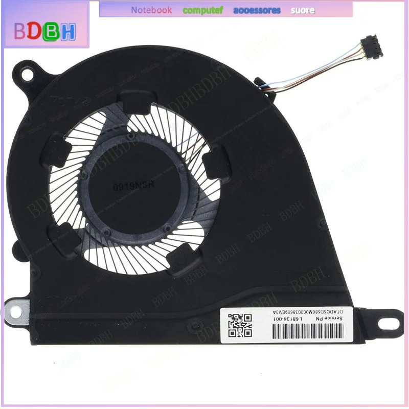 CPU Cooling Fan For HP 15-DY 15s-FQ 14-DQ 14S-DQ 15-EF L68134-001
