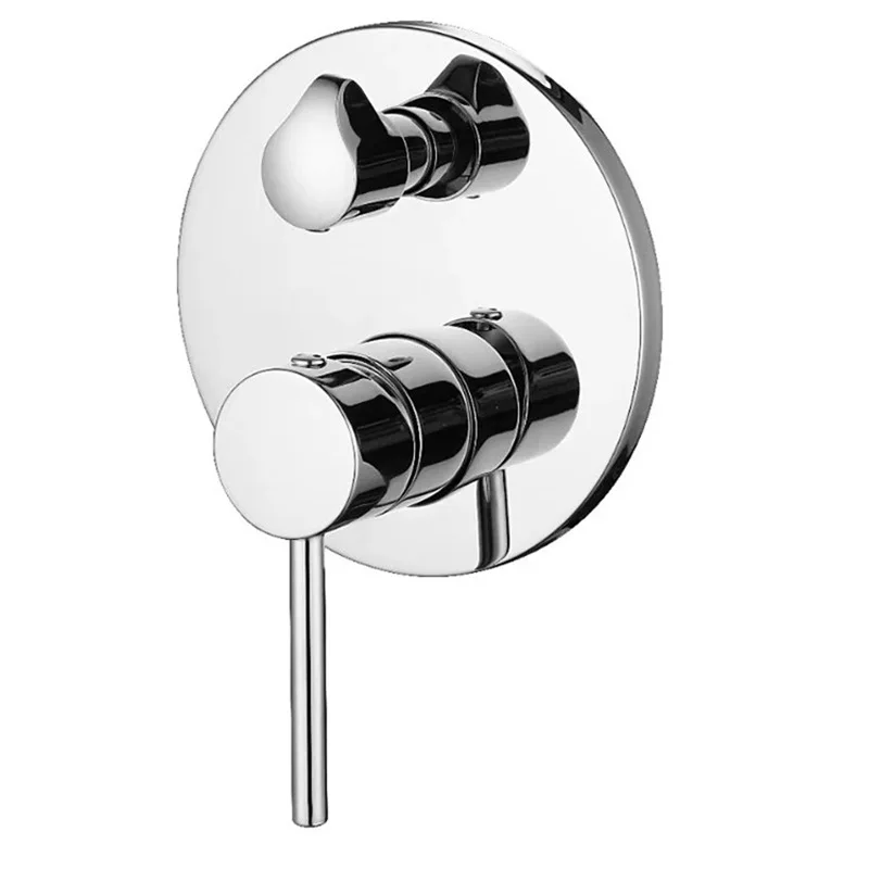 

All-copper Concealed Hot and Cold Shower Valve Body, Wall Shower Faucet, Embedded Concealed 2-function Faucet