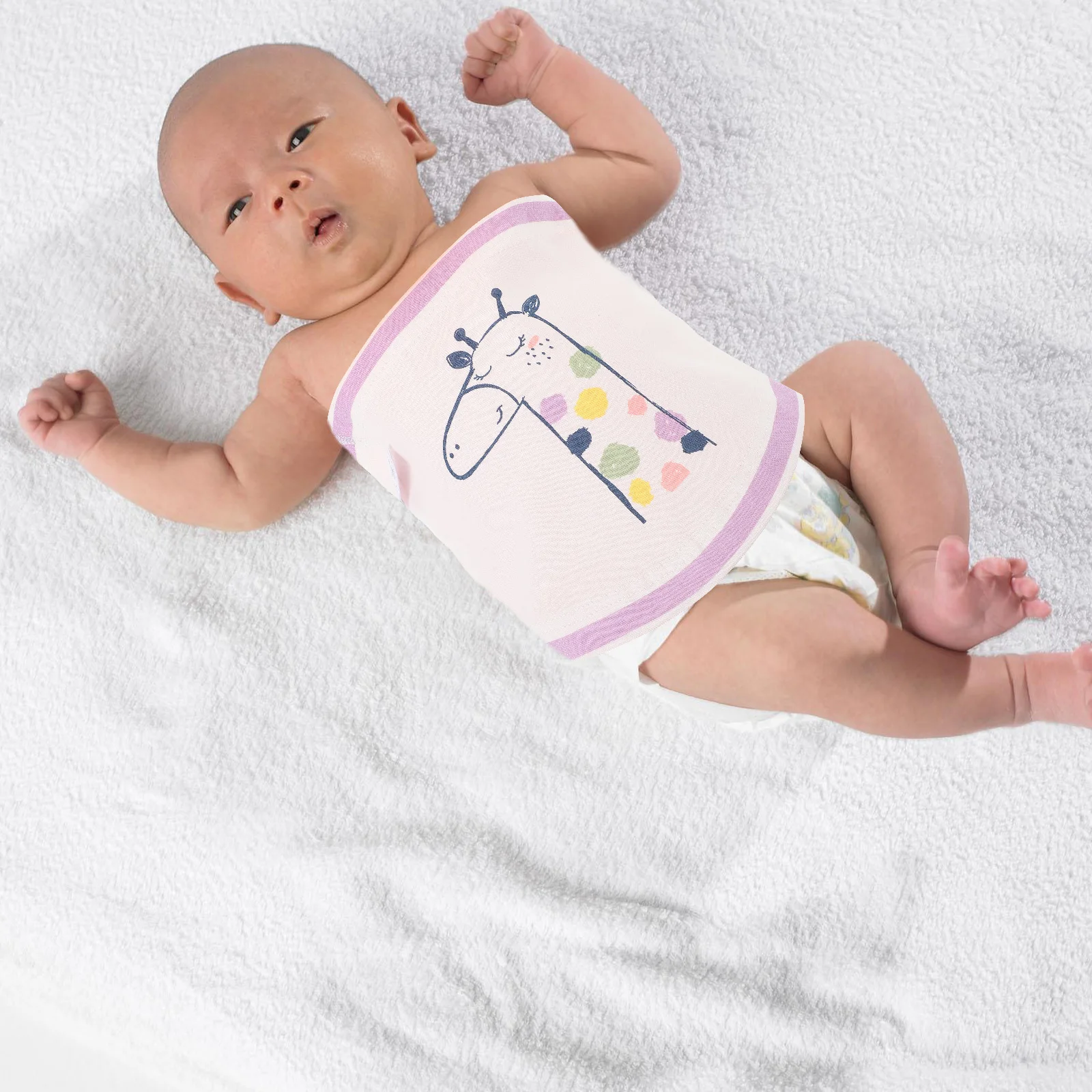 

Newborn Belly Protective Belt Baby Strap Cord Cover Cotton Belly Wrap Baby Navel Sleeve Infant Band Cord Cover for Newborn