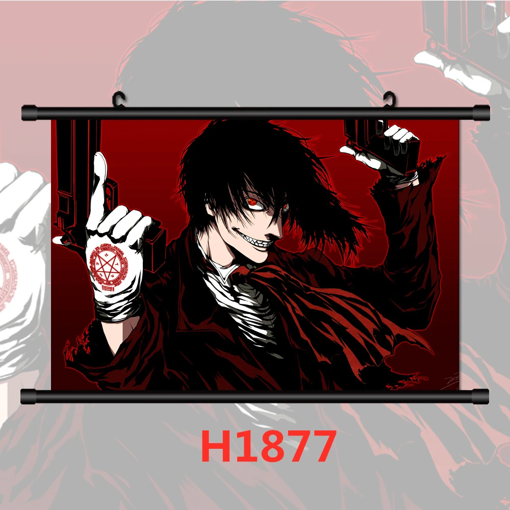 Canvas Painting Hellsing Alucard Anime Poster Manga HD Print Posters Prints Wall Art Picture Wall Decor Home Decoration No Frame