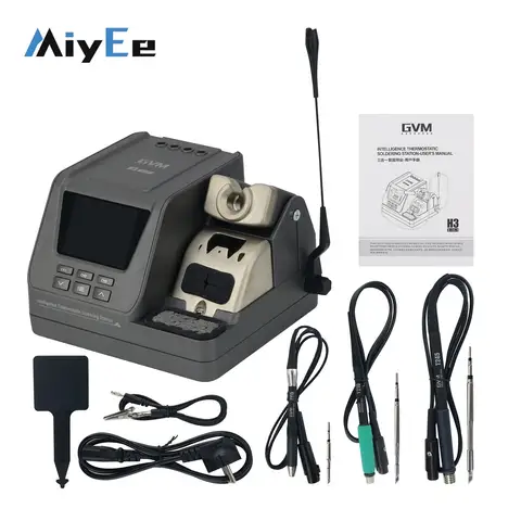 GVM H3 3-in-1 80W 납땜 스테이션, 휴대폰 수리용 T210/T245/T115 핸들 포함 GVM H3 3-in-1 80W 납땜 스테이션, 휴대폰 수리용 T210/T245/T115 핸들 포함