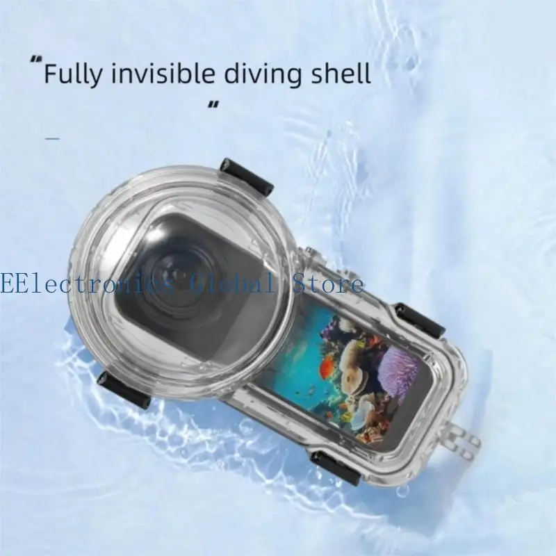 462B Invisible Dive Waterproof Protector Housing Case for X5 Invisible Underwater Dive Depth 60m/164ft Action Camera Case