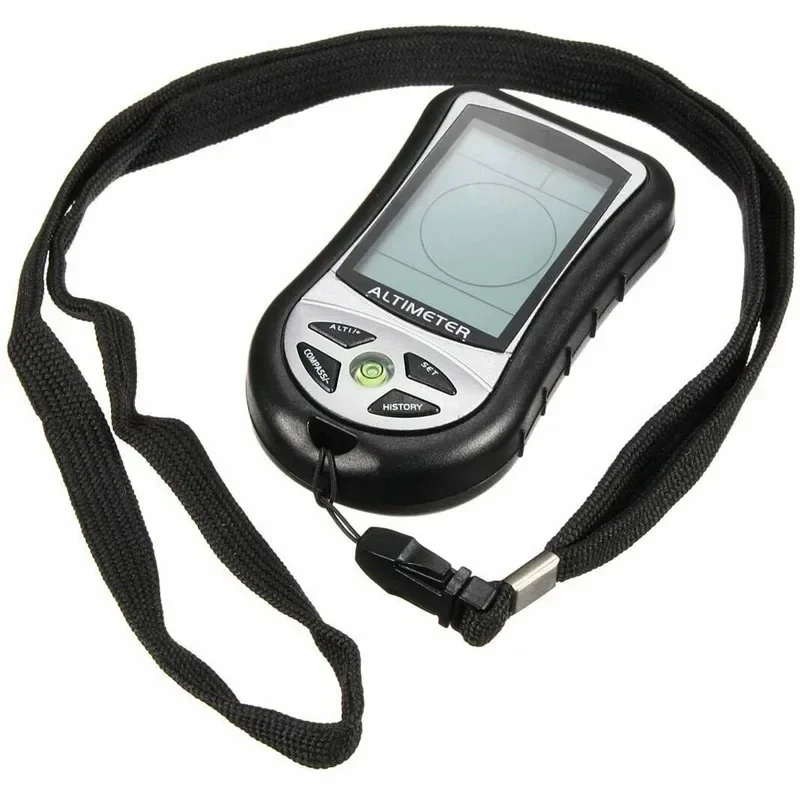 

Цифровой ЖК-компас 8 в 1, электронный ручной компас, высотомер, барометр, термометр, прогноз погоды, часы, календарь