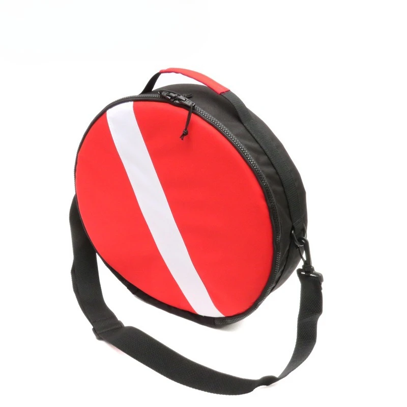

The submersible nylon shock-absorbing foam adjuster includes a shoulder strap and can be carried by hand