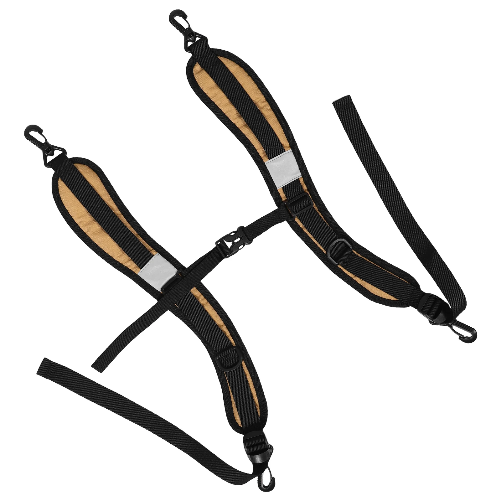 

Universal Quick Release Backpack Replacement Strap Padded Adjustable Shoulder Bag Straps For Travel School Dry Bags Thickened
