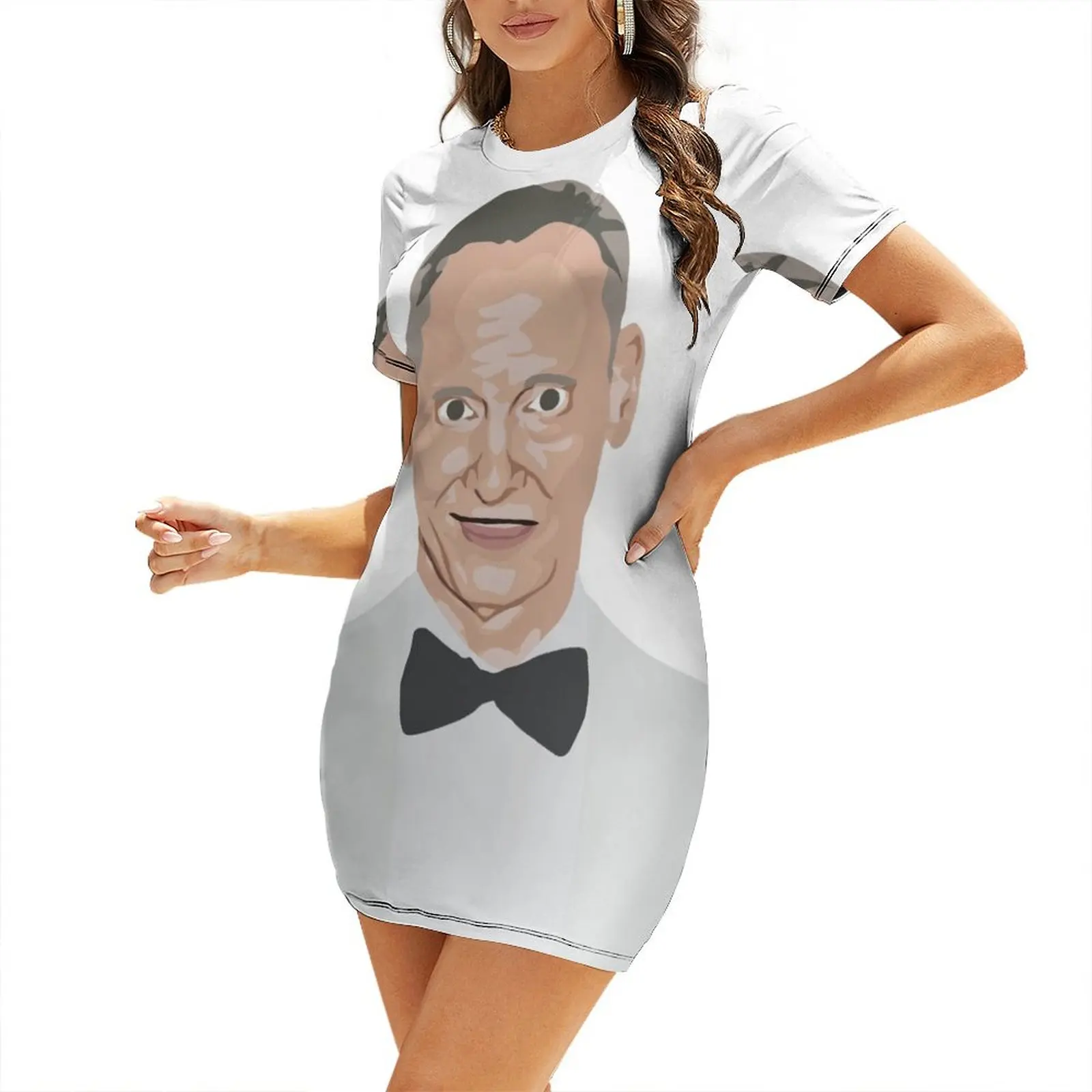 

John Waters Short-Sleeved Dress dresses for women 2025 Women's dresses birthday dress for women evening dress woman