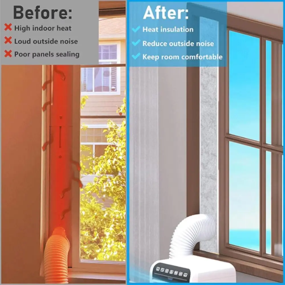Adhesive Strips Foam Thermal Panels Insulation Vent Kit Adjustable Insulation Foam Boards Window Insulation Set of 3