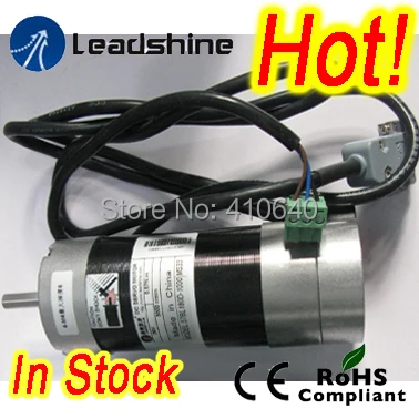Leadshine 57BL180 (라운드 플랜지) NEMA 23 180 와트 브러시리스 DC 서보 모터 통합 4000 PPR 증분 인코더