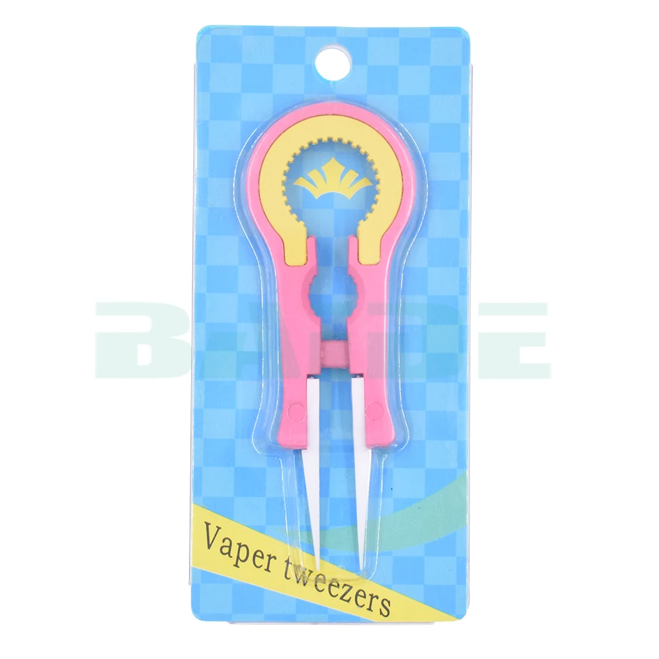 الجملة لفائف الأب Vaper Twizer التفاف لفائف سلك المفك أداة معزول ملاقط السيراميك DIY بها بنفسك RDA RBA TANK 100 قطعة/الوحدة #6